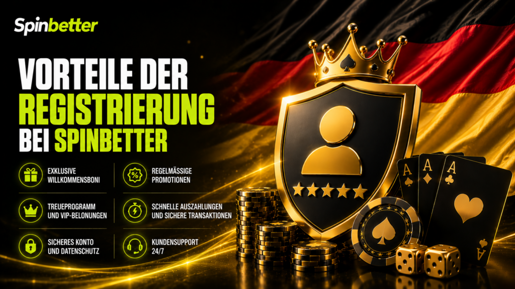 Vorteile der Registrierung bei SpinBetter