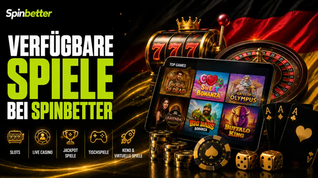 Verfügbare Spiele bei SpinBetter