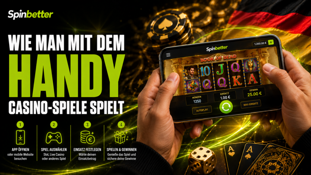 Wie man mit dem Handy Casino-Spiele spielt